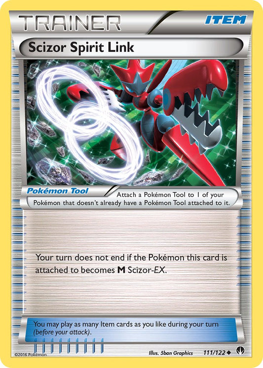 Scizor Spirit Link 111/122 Reverse Uncommon - MissingNo.