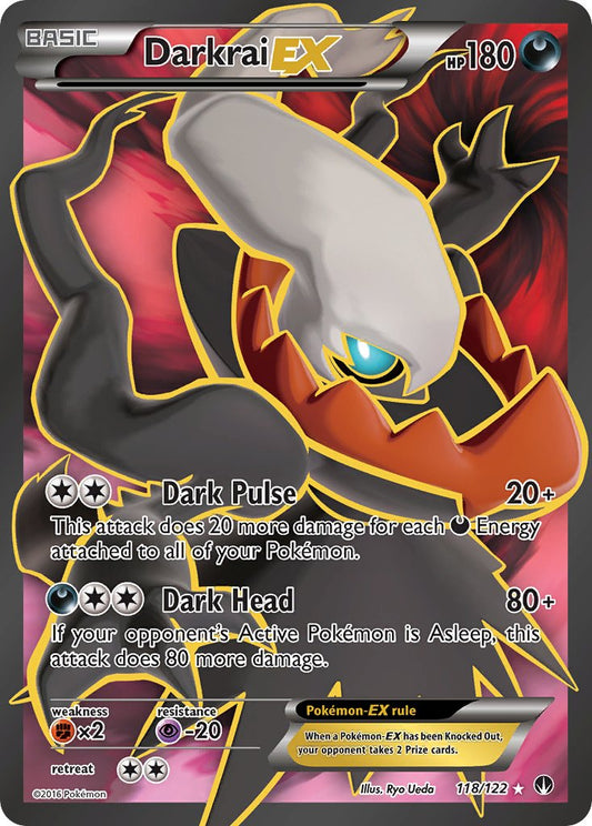 Darkrai EX 118/122 Holo Ultra Rare EX - MissingNo.