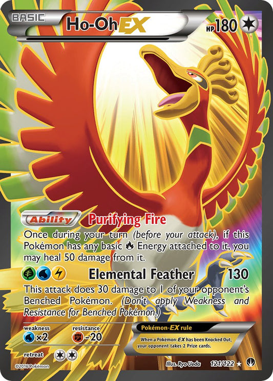 Ho-Oh EX 121/122 Holo Ultra Rare EX - MissingNo.