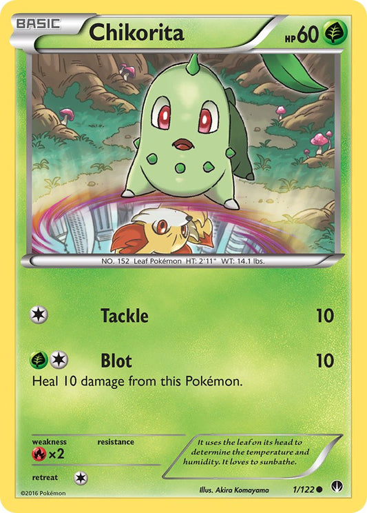 Chikorita 1/122 Reverse Common - MissingNo.