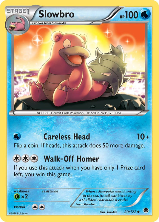 Slowbro 20/122 Reverse Uncommon - MissingNo.