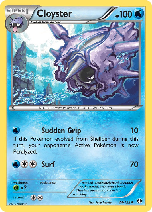 Cloyster 24/122 Reverse Uncommon - MissingNo.