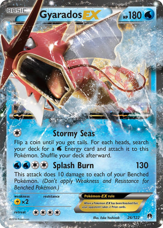Gyarados EX 26/122 Holo Rare EX - MissingNo.