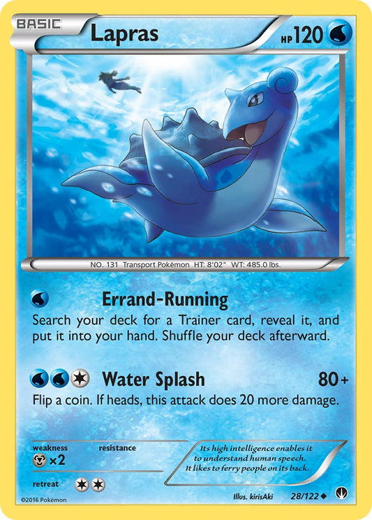 Lapras 28/122 Reverse Uncommon - MissingNo.