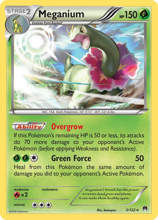 Meganium 3/122 Cosmos Holo Sun & Moon Two Pack Blister Exclusive - MissingNo.