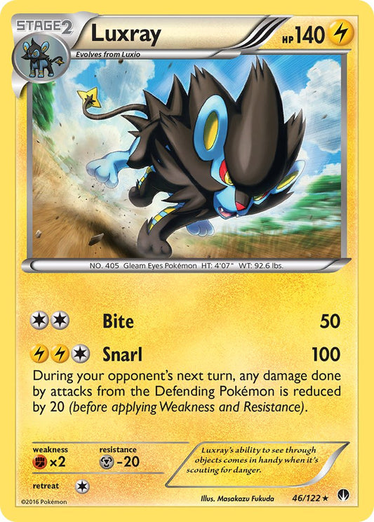 Luxray 46/122 Reverse Rare - MissingNo.
