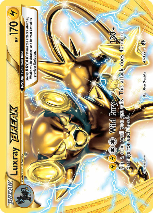 Luxray BREAK 47/122 Holo Rare BREAK - MissingNo.