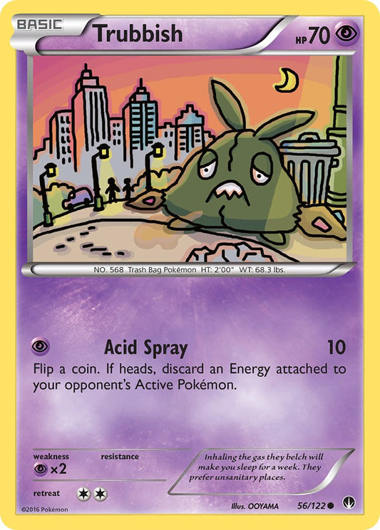 Trubbish 56/122 Reverse Common - MissingNo.