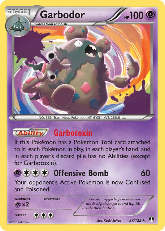 Garbodor 57/122 Holo Rare - MissingNo.