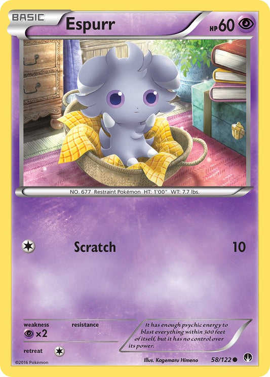 Espurr 58/122 Reverse Common - MissingNo.