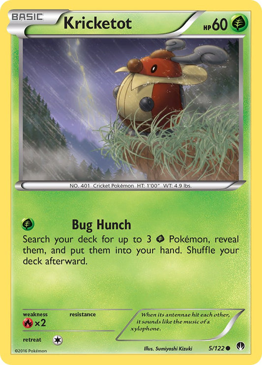 Kricketot 5/122 Reverse Common - MissingNo.