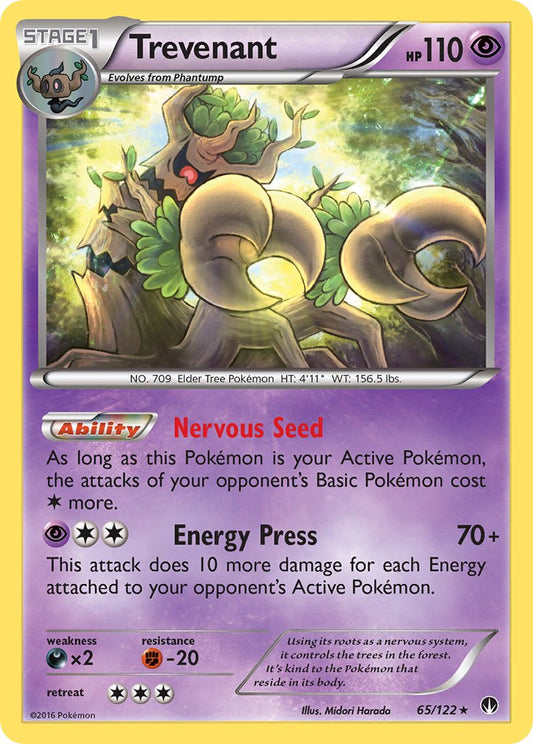 Trevenant 65/122 Non-Holo Rare - MissingNo.
