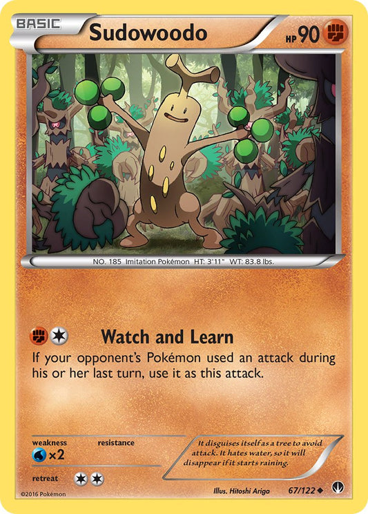 Sudowoodo 67/122 Reverse Uncommon - MissingNo.