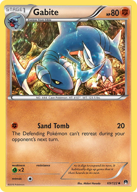 Gabite 69/122 Reverse Uncommon - MissingNo.