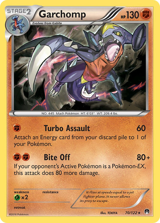 Garchomp 70/122 Reverse Rare - MissingNo.