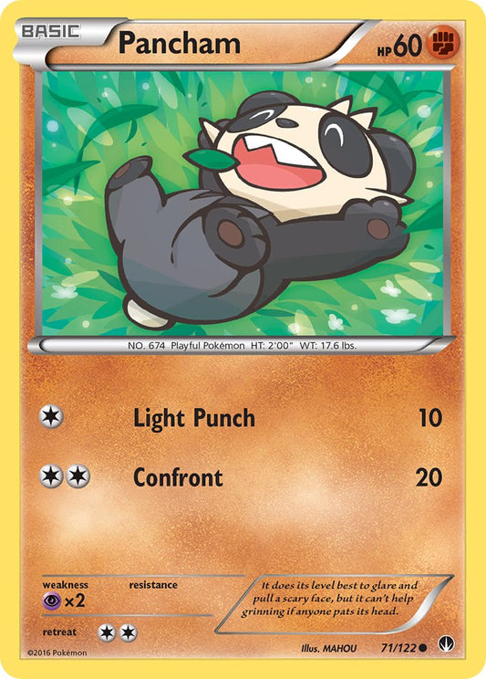 Pancham 71/122 Common - MissingNo.