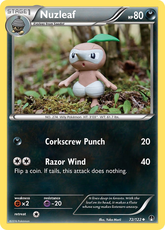 Nuzleaf 72/122 Reverse Uncommon - MissingNo.
