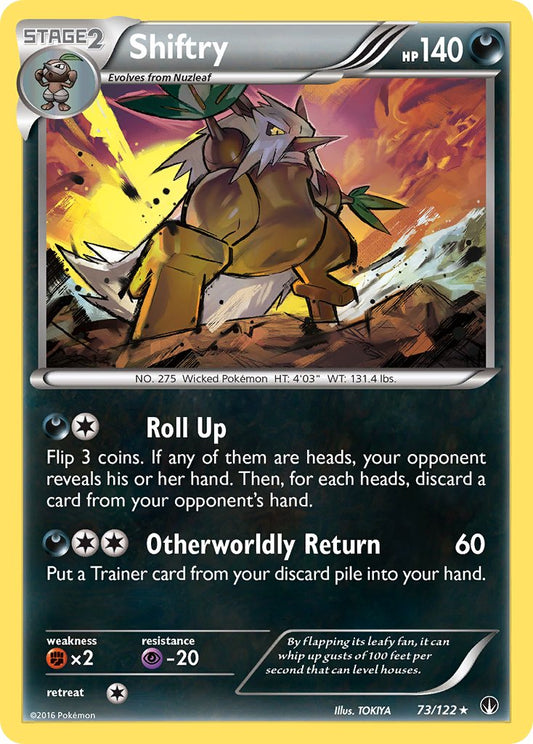 Shiftry 73/122 Non-Holo Rare - MissingNo.