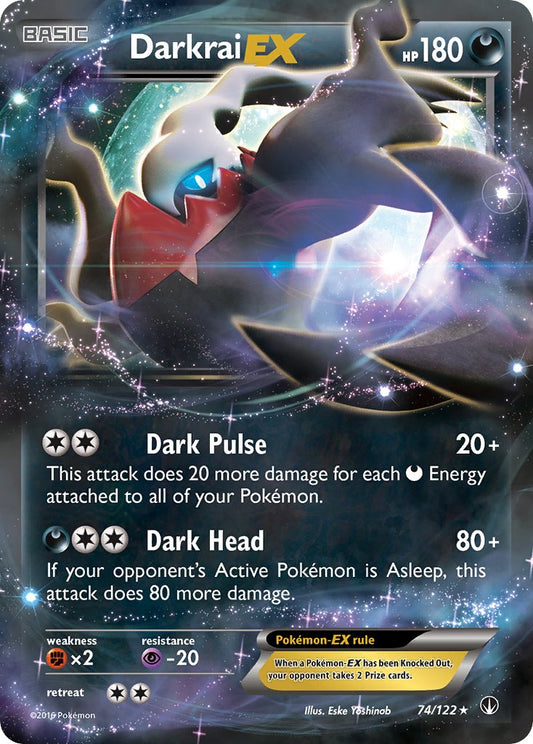 Darkrai EX 74/122 Holo Rare EX - MissingNo.