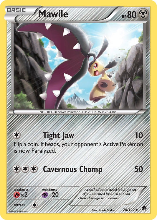Mawile 78/122 Reverse Uncommon - MissingNo.