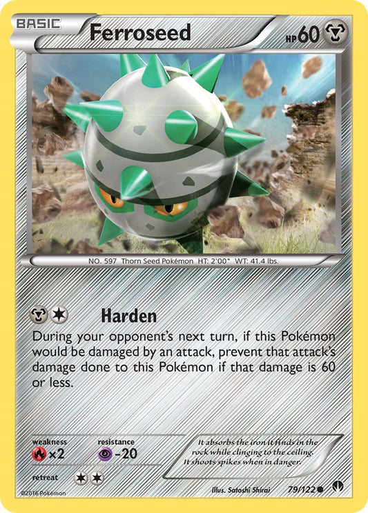 Ferroseed 79/122 Reverse Common - MissingNo.