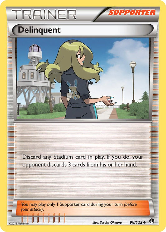 Delinquent 98/122 Reverse Uncommon - MissingNo.