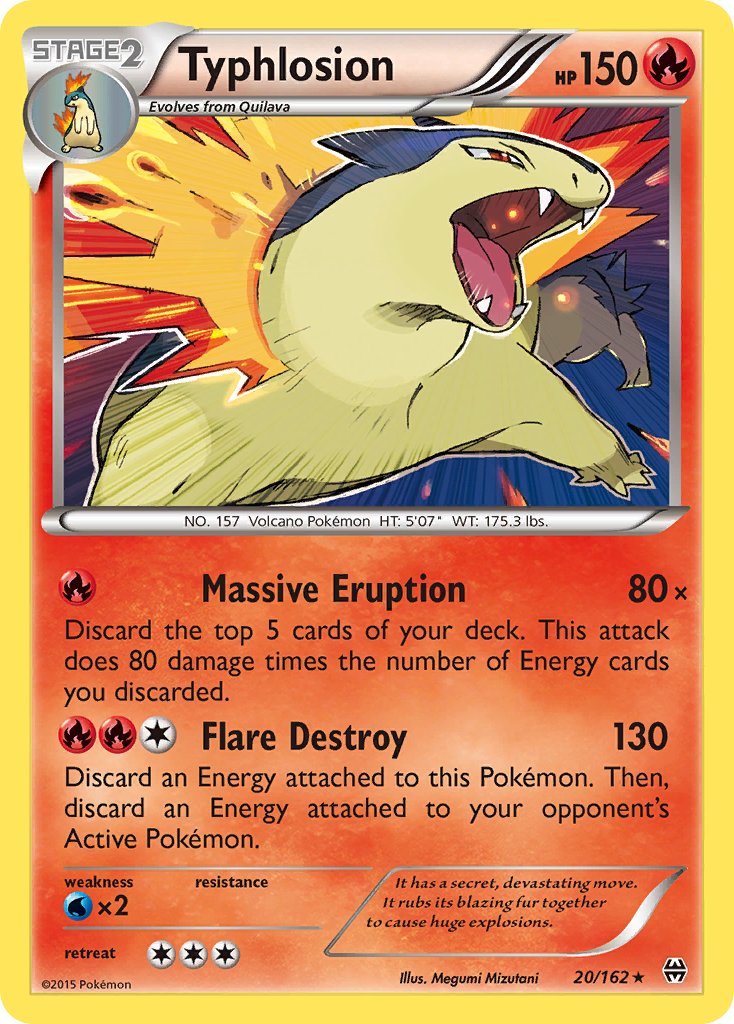 Typhlosion 20/162 Holo Rare - MissingNo.