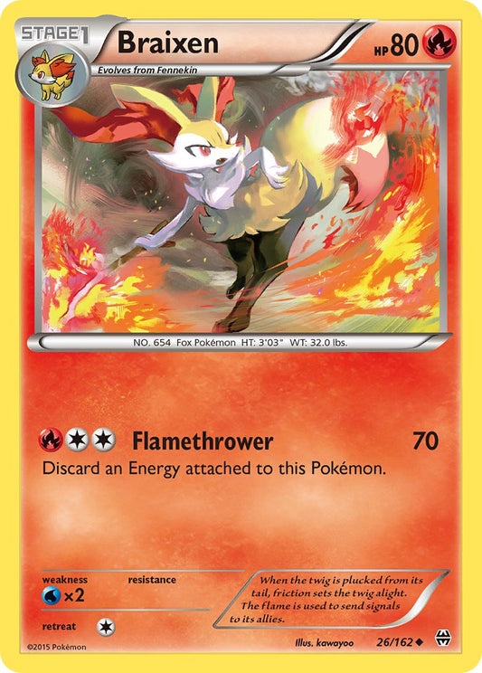 Braixen 26/162 Uncommon - MissingNo.