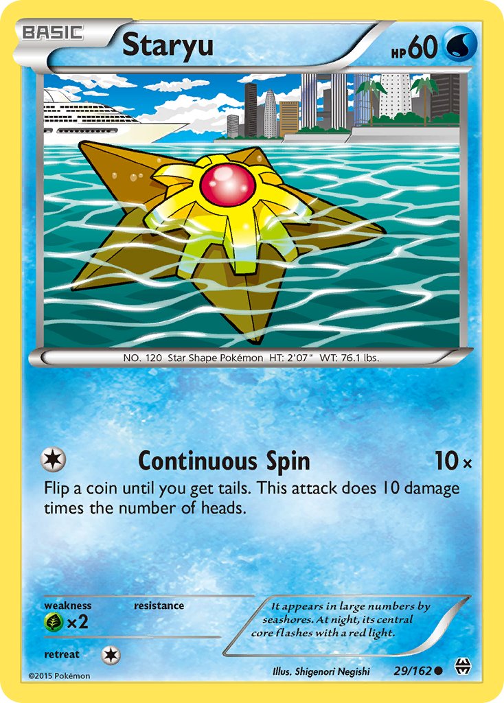 Staryu 29/162 Common - MissingNo.