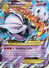 M Mewtwo EX 63/162 Holo Rare Mega EX