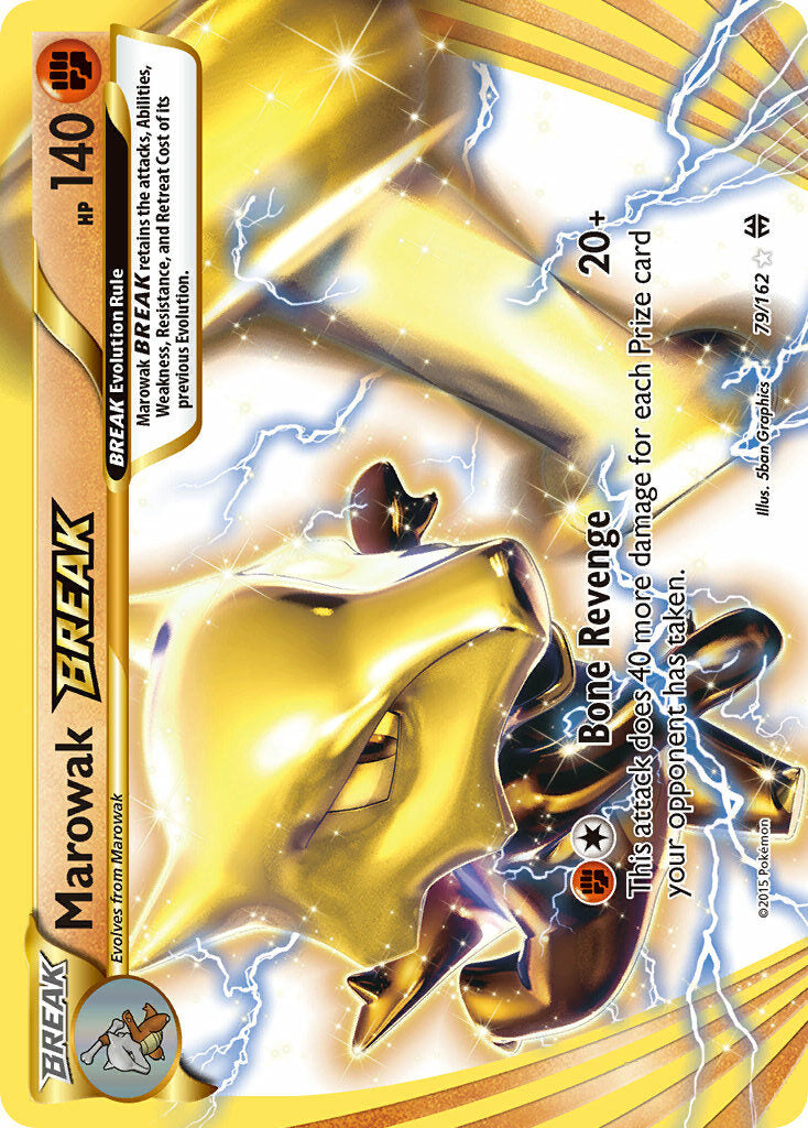 Marowak BREAK 79/162 Holo Rare BREAK - MissingNo.