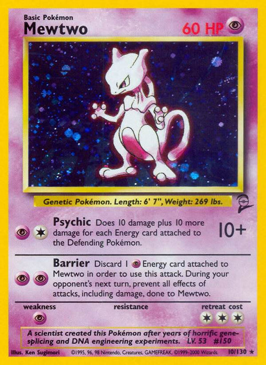Mewtwo 10/130 Holo Rare - MissingNo.