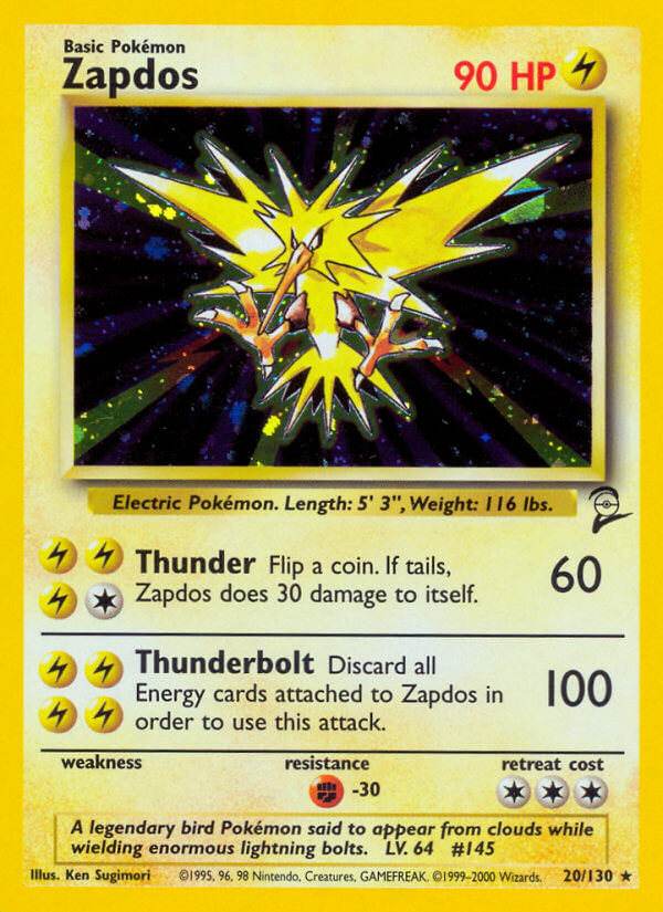 Zapdos 20/130 Holo Rare - MissingNo.