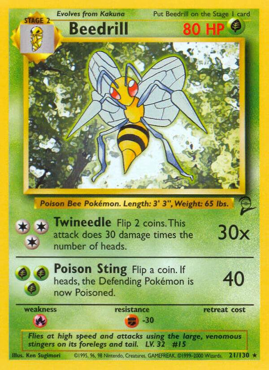 Beedrill 21/130 Non-Holo Rare - MissingNo.