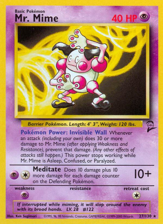 Mr. Mime 27/130 Non-Holo Rare - MissingNo.