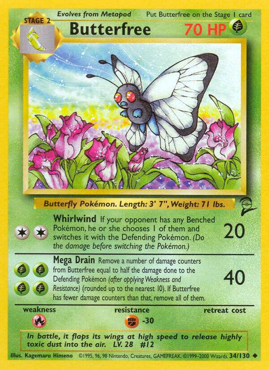 Butterfree 34/130 Uncommon - MissingNo.