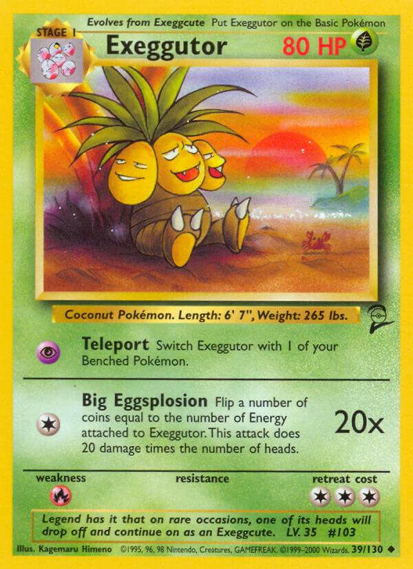 Exeggutor 39/130 Uncommon - MissingNo.