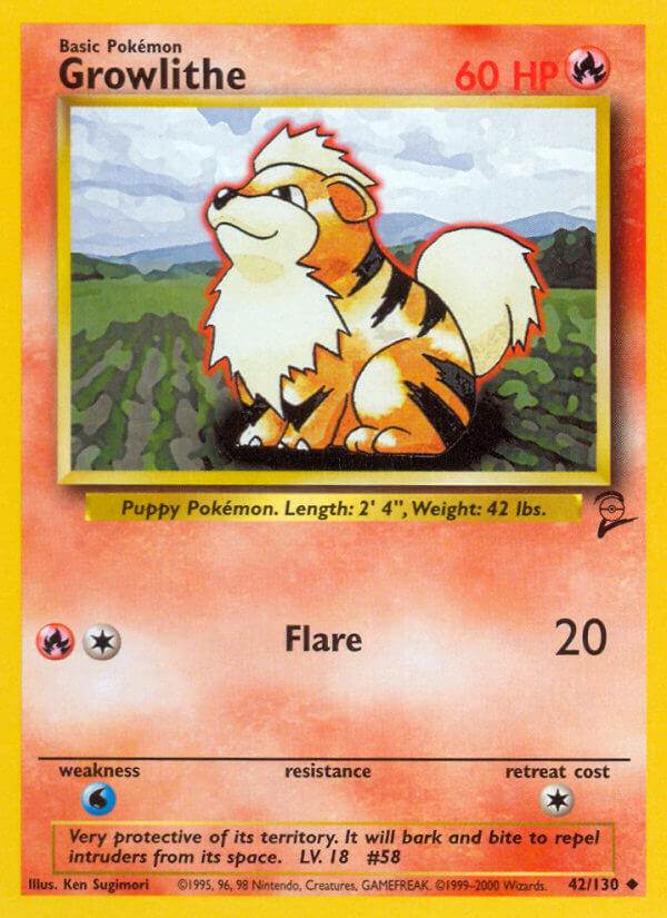 Growlithe 42/130 Uncommon - MissingNo.