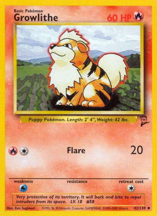 Growlithe 42/130 Uncommon - MissingNo.