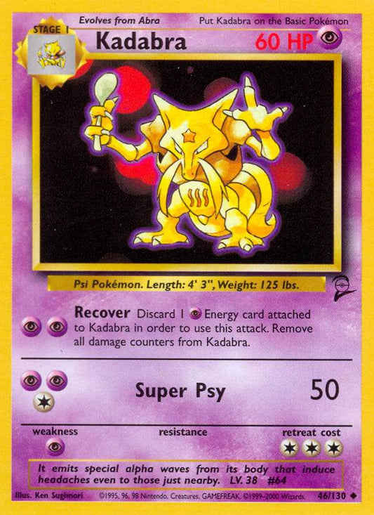 Kadabra 46/130 Uncommon - MissingNo.