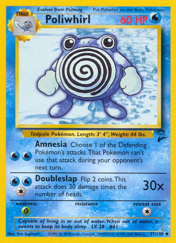 Poliwhirl 57/130 Uncommon - MissingNo.