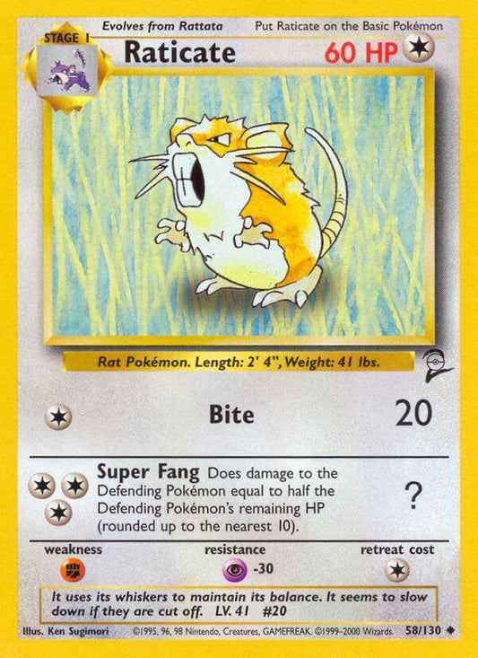 Raticate 58/130 Uncommon - MissingNo.
