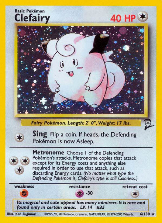 Clefairy 6/130 Holo Rare - MissingNo.