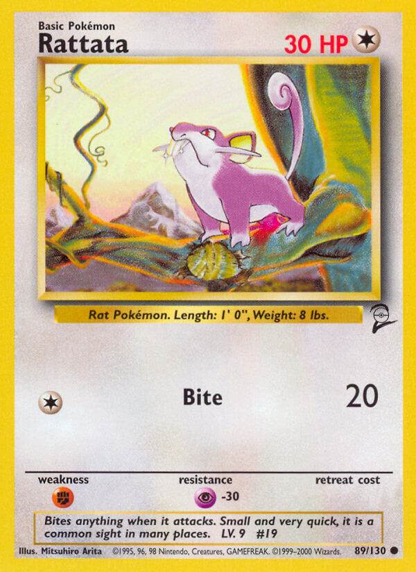 Rattata 89/130 Common - MissingNo.