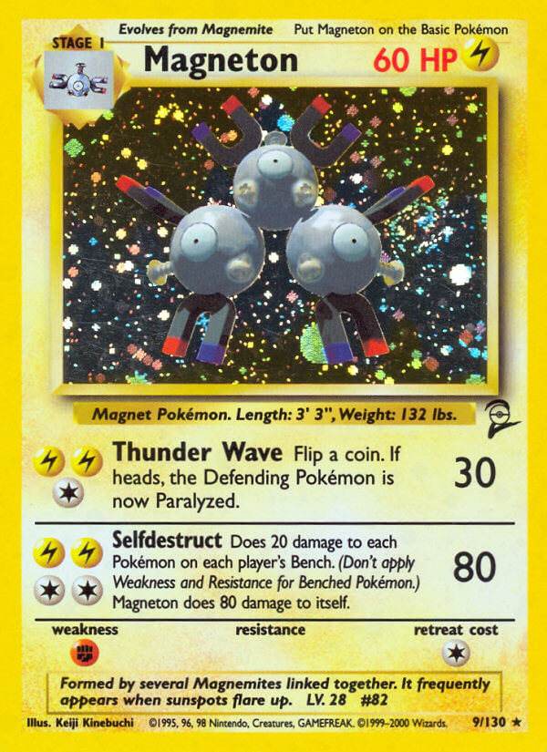 Magneton 9/130 Holo Rare - MissingNo.