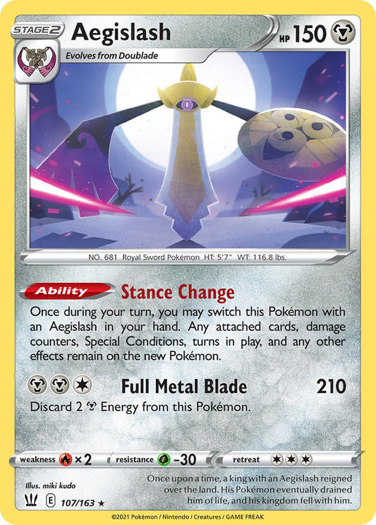 Aegislash 107/163 Reverse Rare