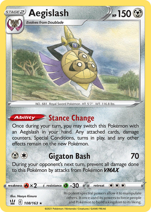 Aegislash 108/163 Reverse Rare