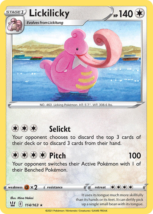 Lickilicky 114/163 Reverse Rare