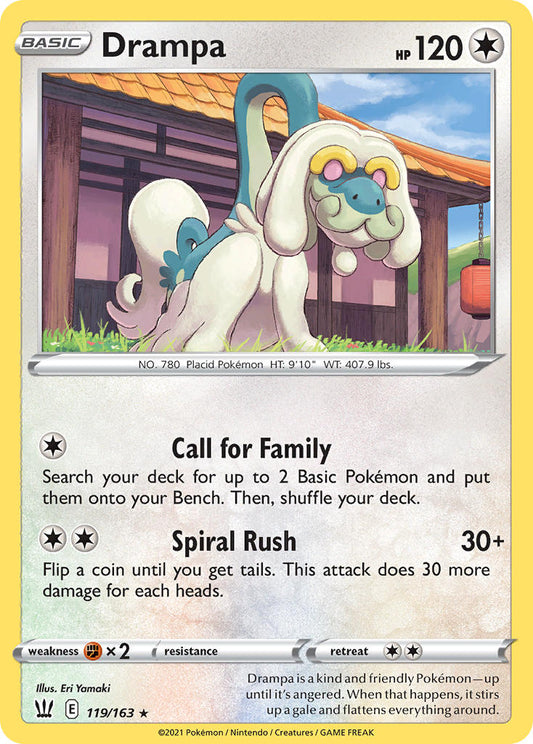 Drampa 119/163 Non-Holo Rare