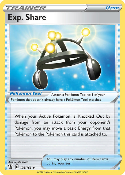 Exp. Share 126/163 Play! Pokémon Stamp Prize Pack Series 1 Exclusive